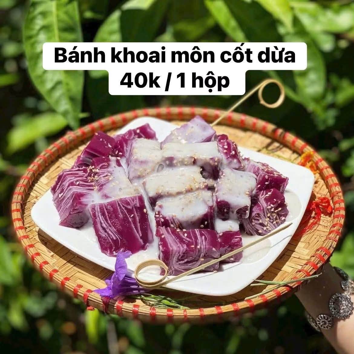 Bánh khoai môn cốt dừa