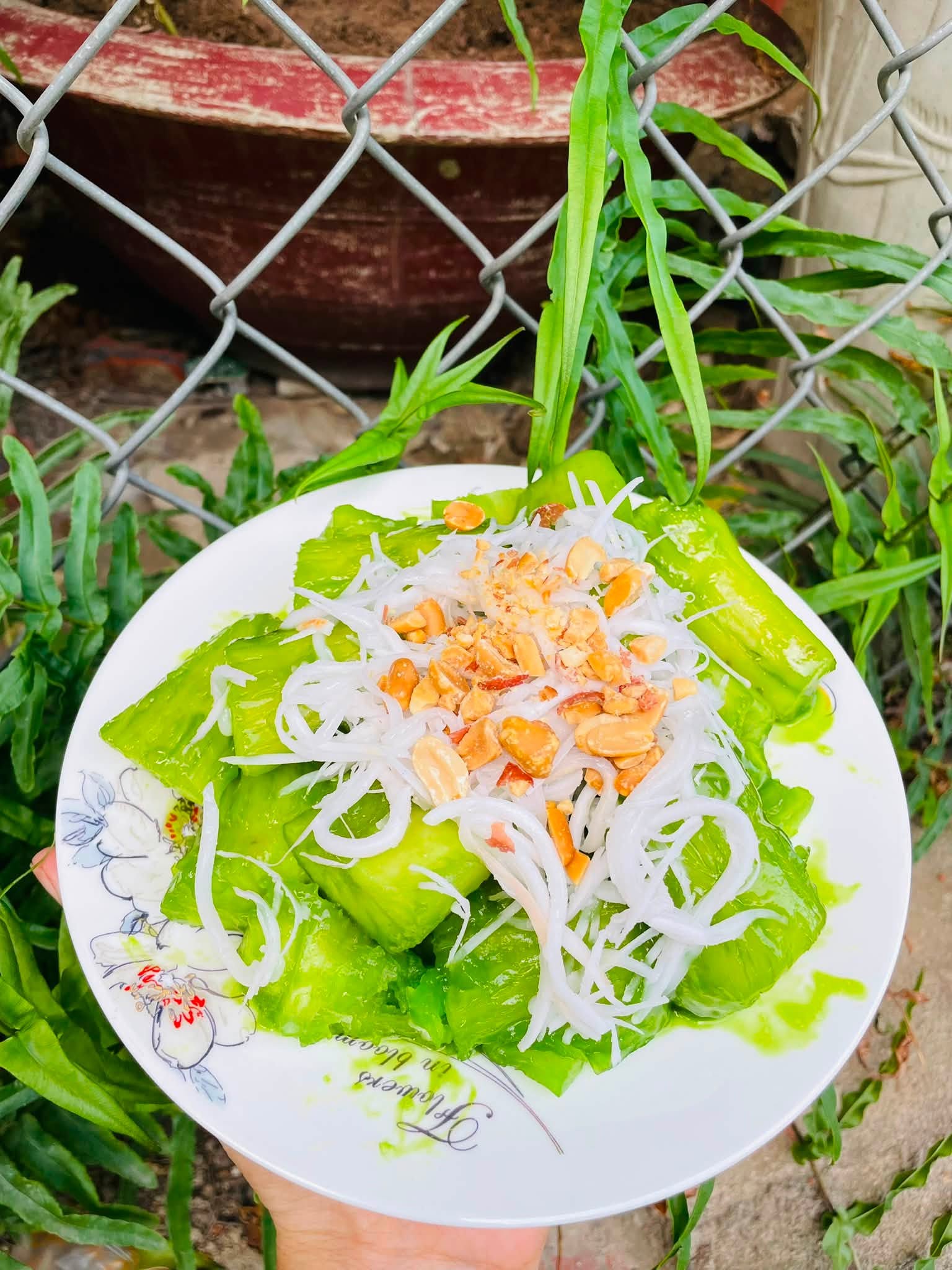 Sắn hấp cốt dừa lá nếp
