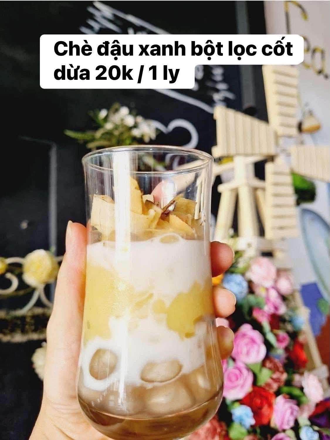 chè đậu xanh bột lọc